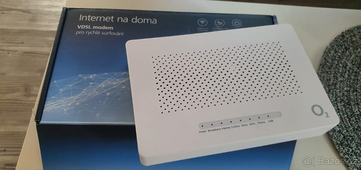 Zte H267A wdsl připojení a také na optiku o2