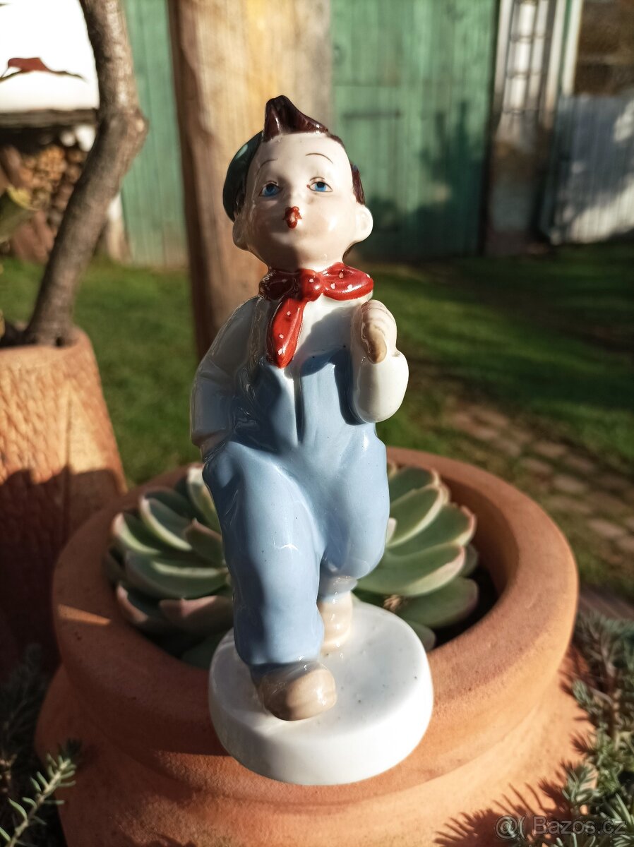 porcelánová soška