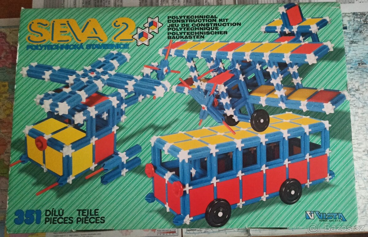 Seva 2 stavebnice retro