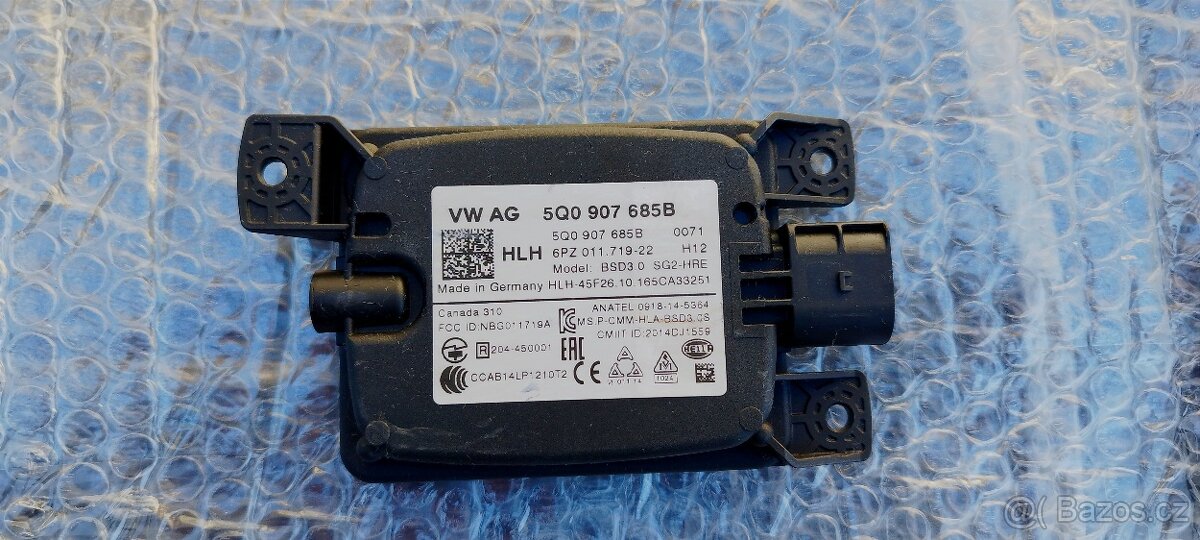 Skoda-jednotka rozpoznaní mrtvého uhlu,5Q0 907 685B
