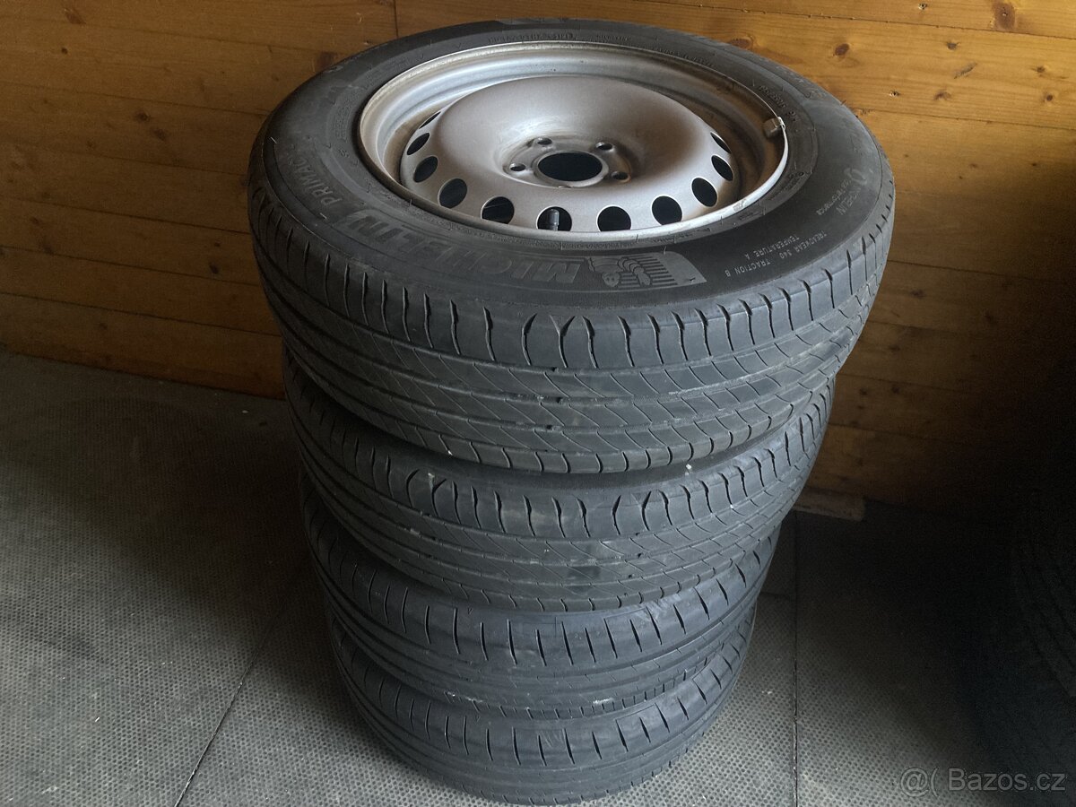 Letní kola PARTNER + BERLINGO 15" 5x108 + letní 195/65R15