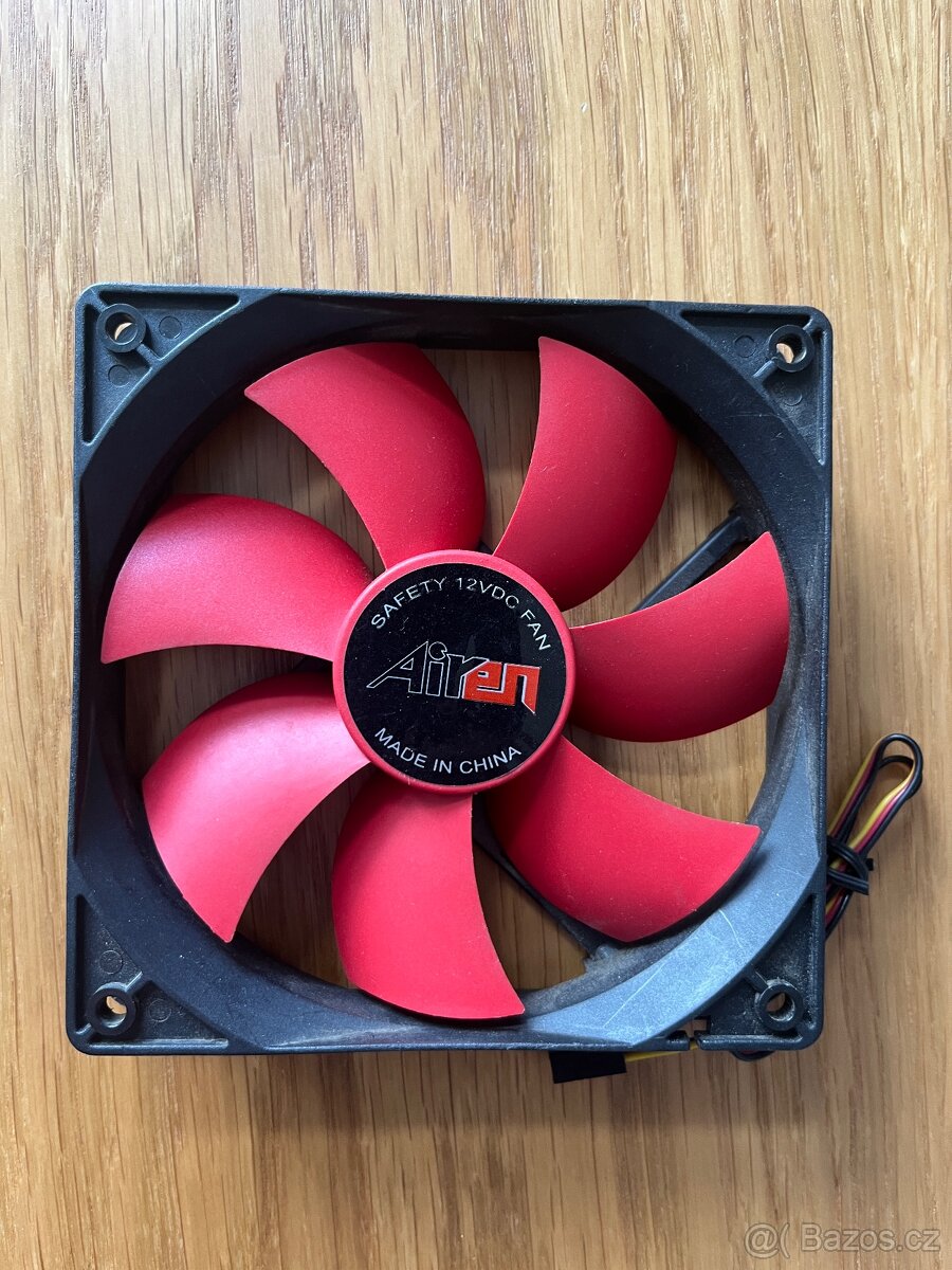 Větrák Airen RedWings120 - Velmi tichý ventilátor 1200o 14dB