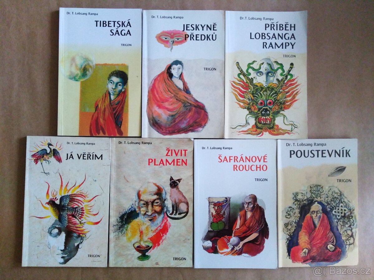 T. Lobsang Rampa - 7 knih - (600Kč)
