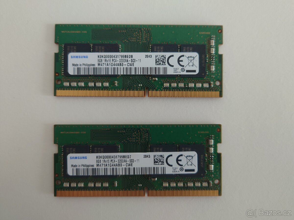 RAM Samsung DDR4 16GB kit do notebooku