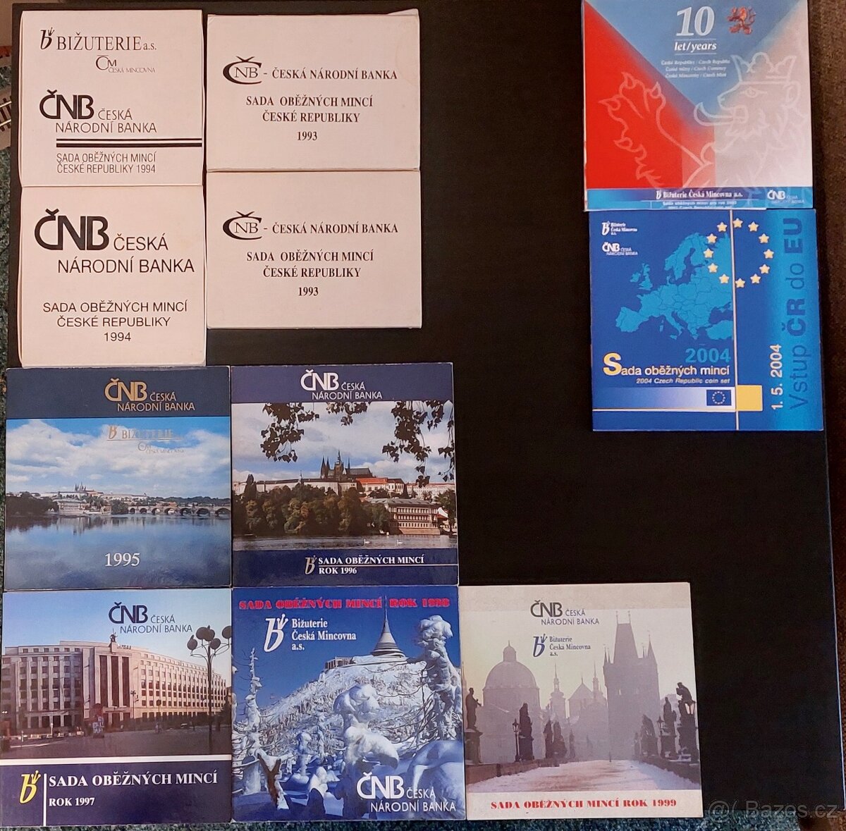 ceske obezni mince-1993 až 2004