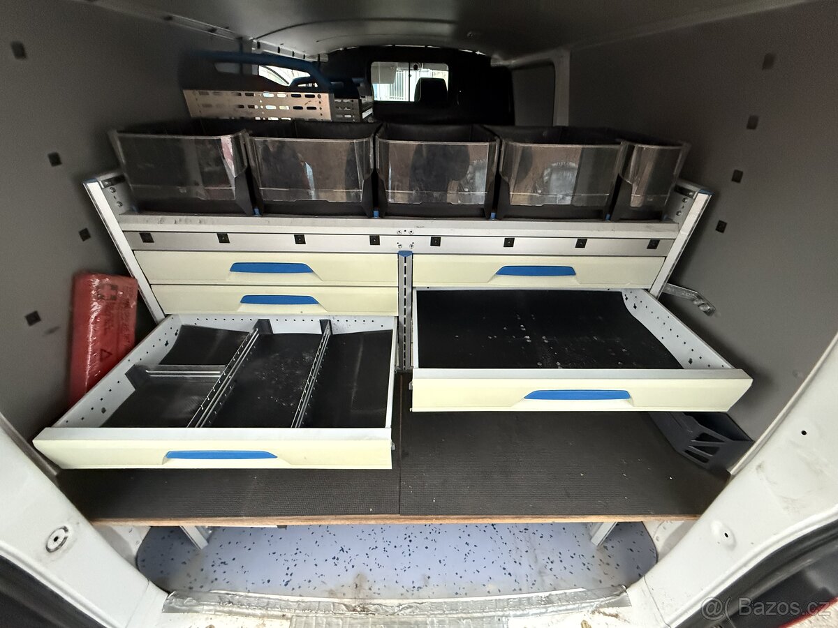 Vestavba Sortimo VW T5 T6 ford transit