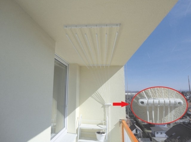 Stropní sušák na prádlo Ideal 6 tyčí 170cm