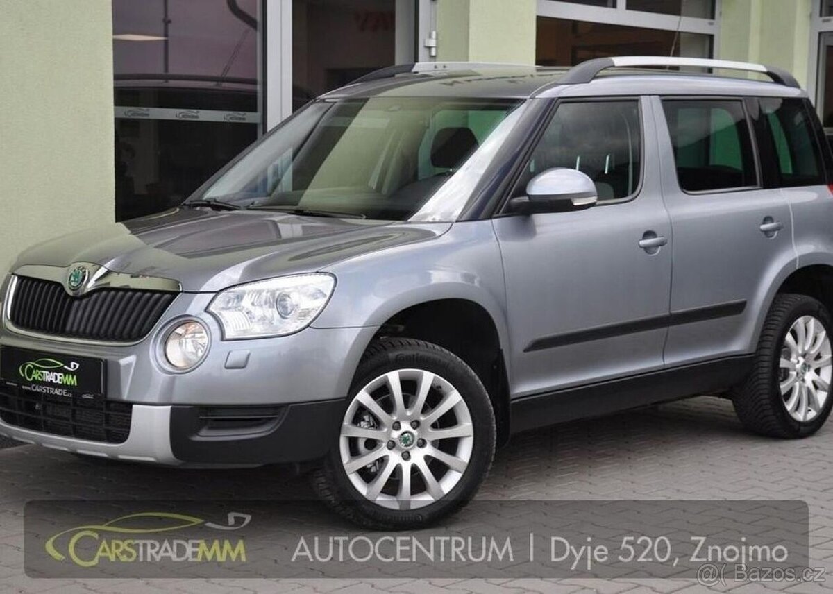Škoda Yeti 2.0TDi DSG 4X4 TAŽNÉ 2XKOLA