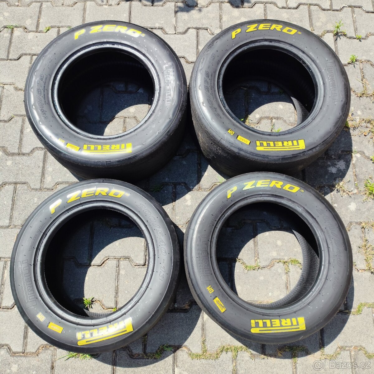 Závodní pneu PIRELLI 200/540 R13 2ks + 250/575 R13 2ks
