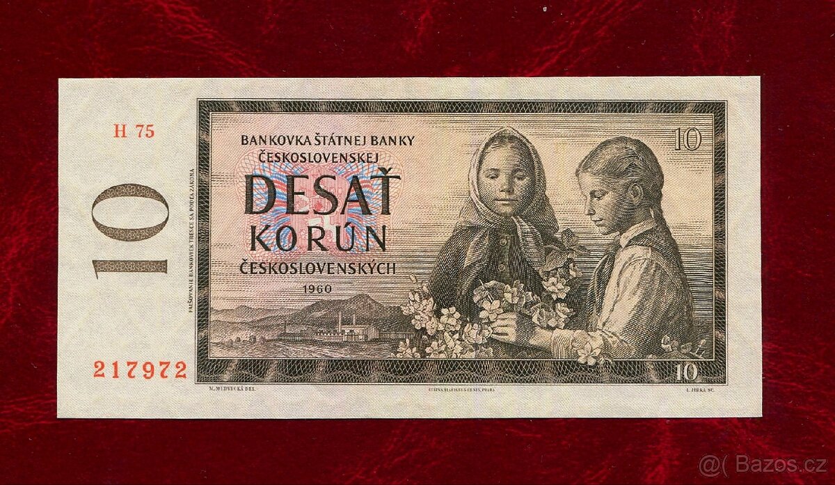 10kčs 1960 - H75
