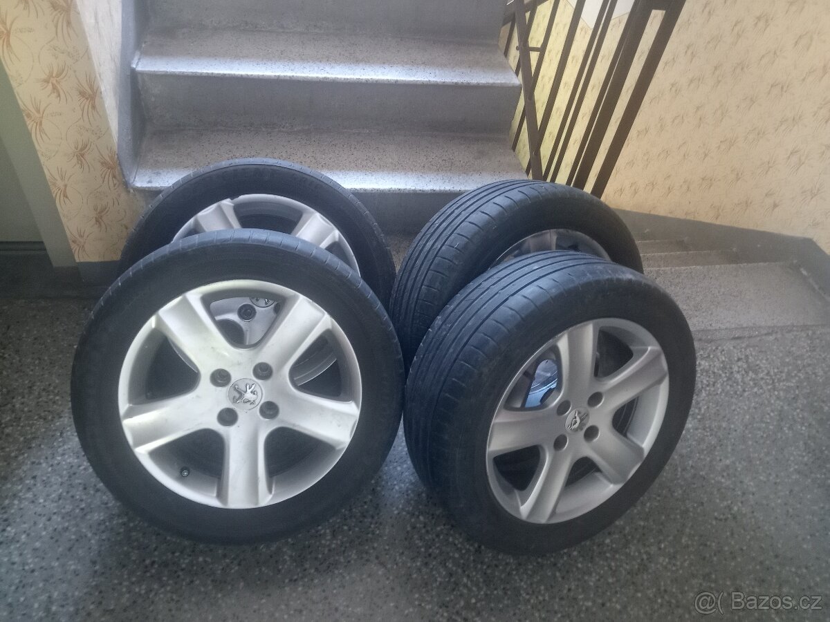 Prodám ALU kola Peugeot 16''