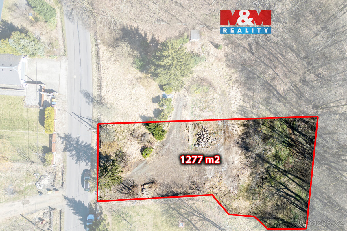 Prodej pozemku k bydlení, 1277 m², Bor u Sadova.
