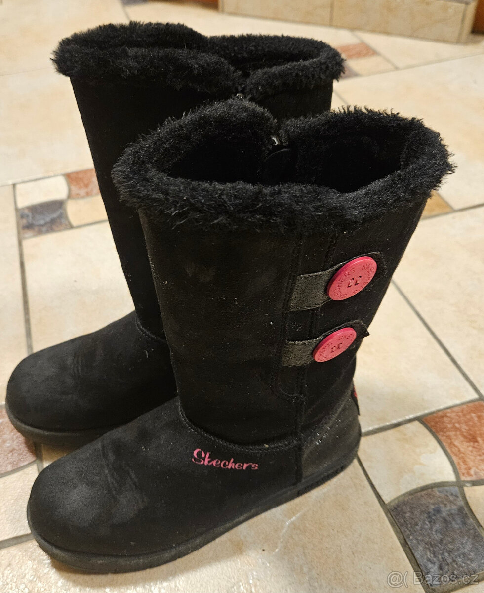 Zimni dívčí boty Sketchers vel. 33.5