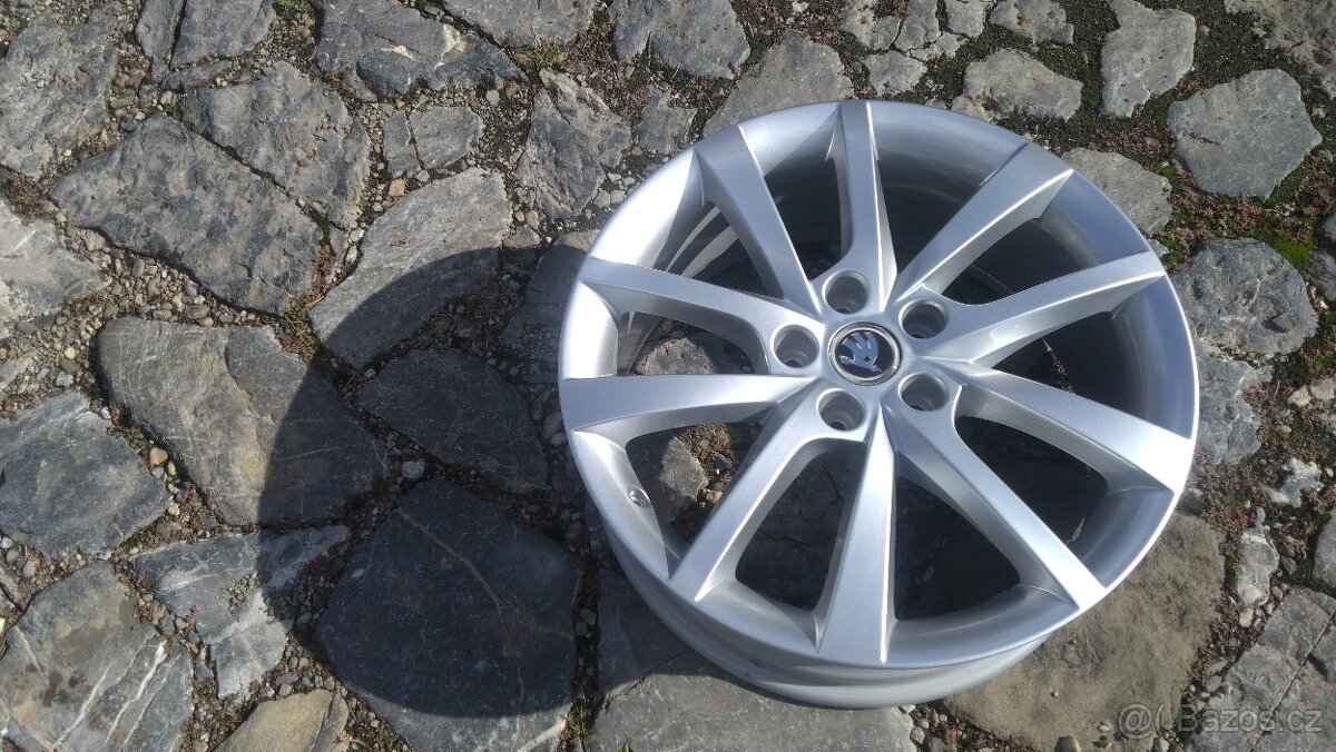 NOVÁ ORIGINÁL al kola 18 5x112 ŠKODA