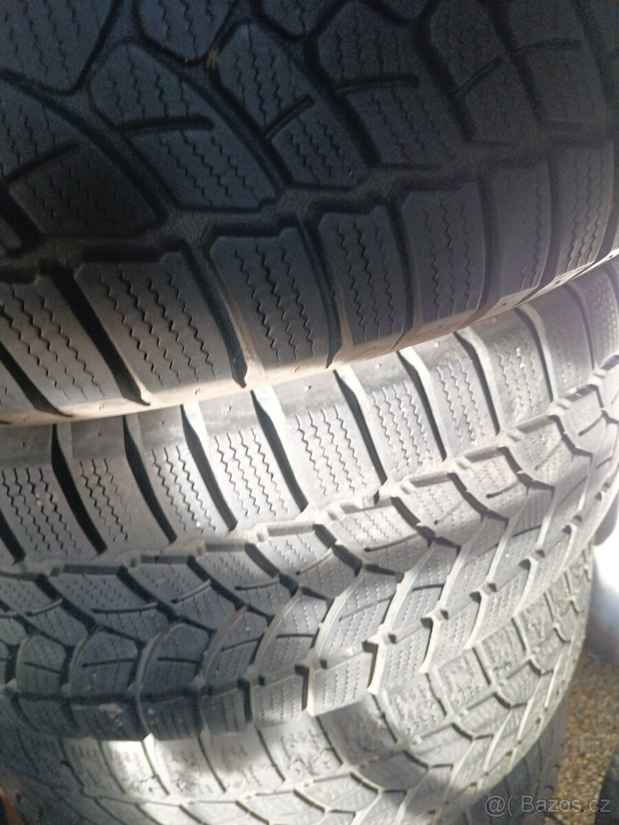 Ford plechové ráfky r16, 6,5J , ET 50, AF 64 zimní pneu