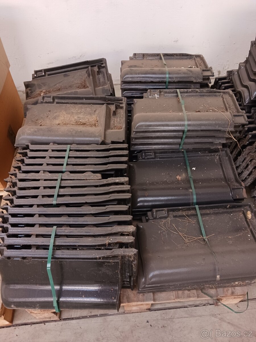 Střešní tašky  Premion křišťálová břidlicová glazura