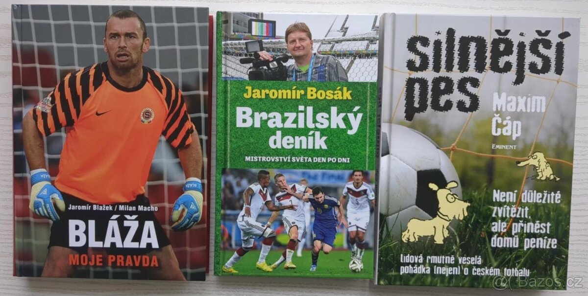 Fotbal - 3 nové knihy vhodné jako dárek