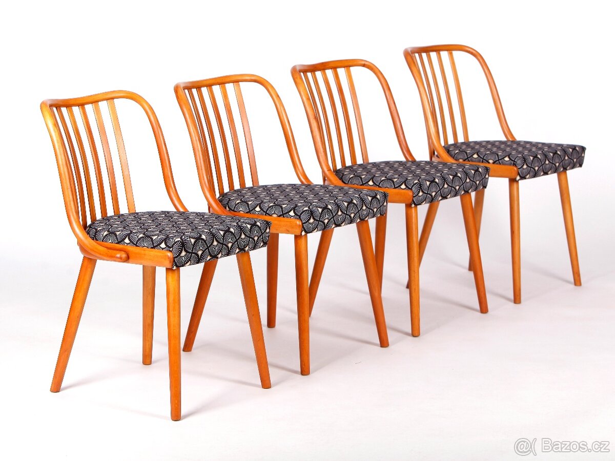 Židle TON, A. Šuman, RARITNÍ verze opěradel