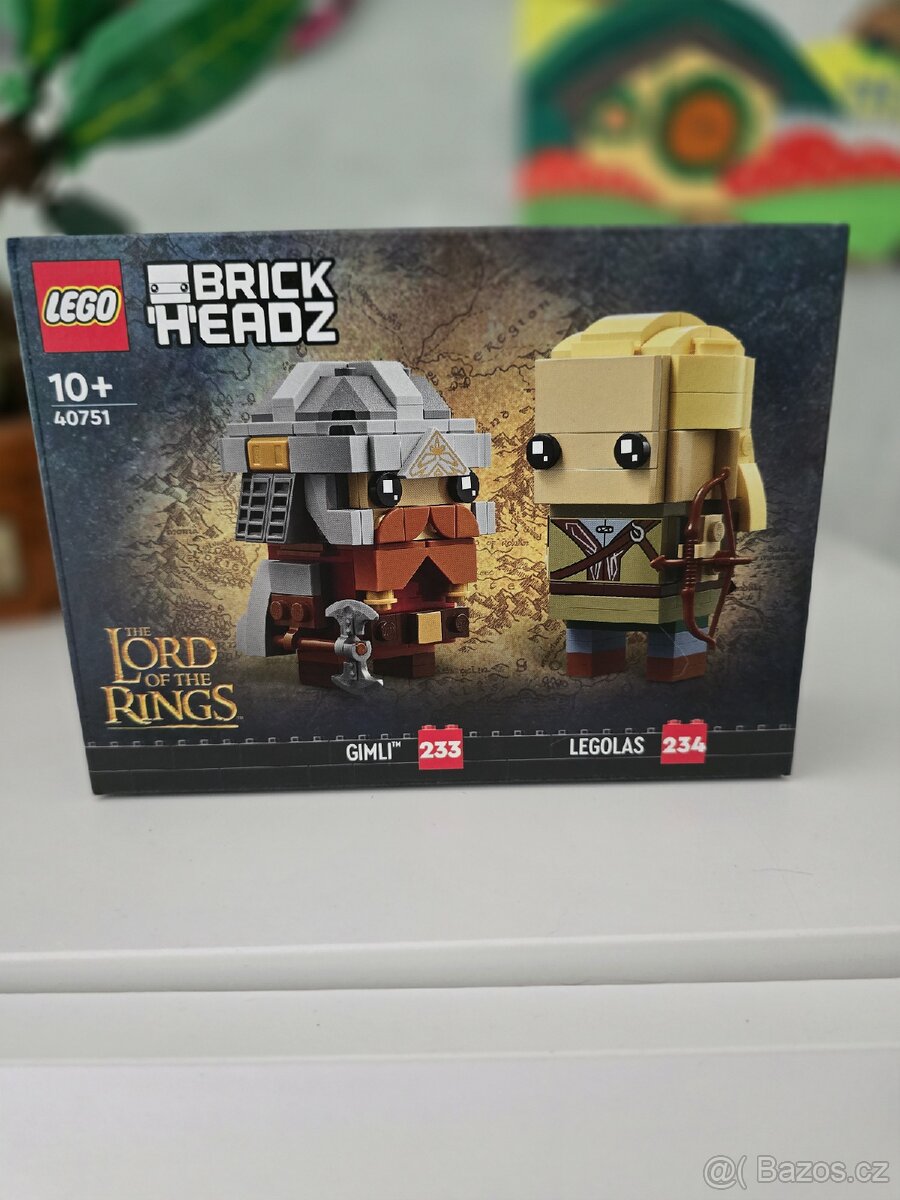 Lego Brickheadz Pán prstenů - Gimli a Legolas 40751