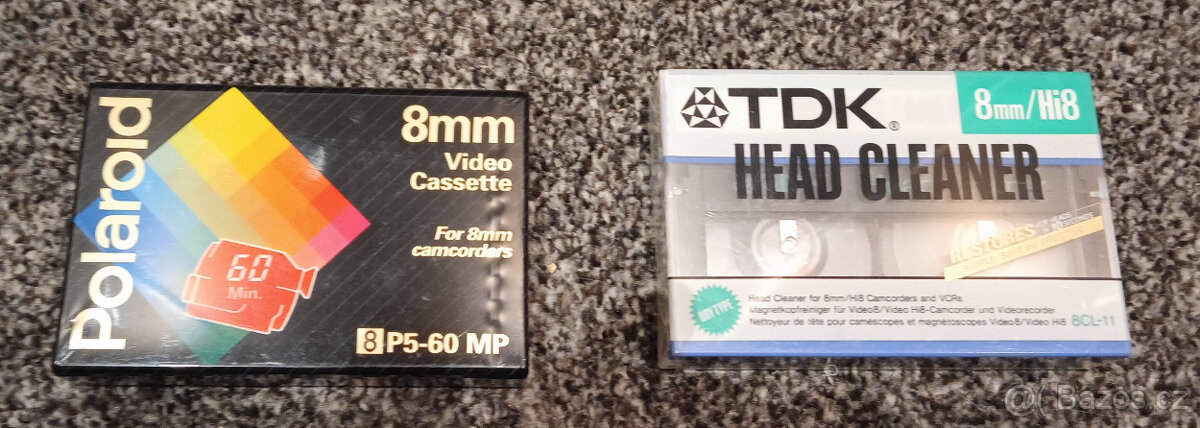 Prodám orig. zabalené kazety - video 8mm