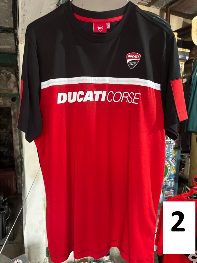 4 druhy triček Ducati