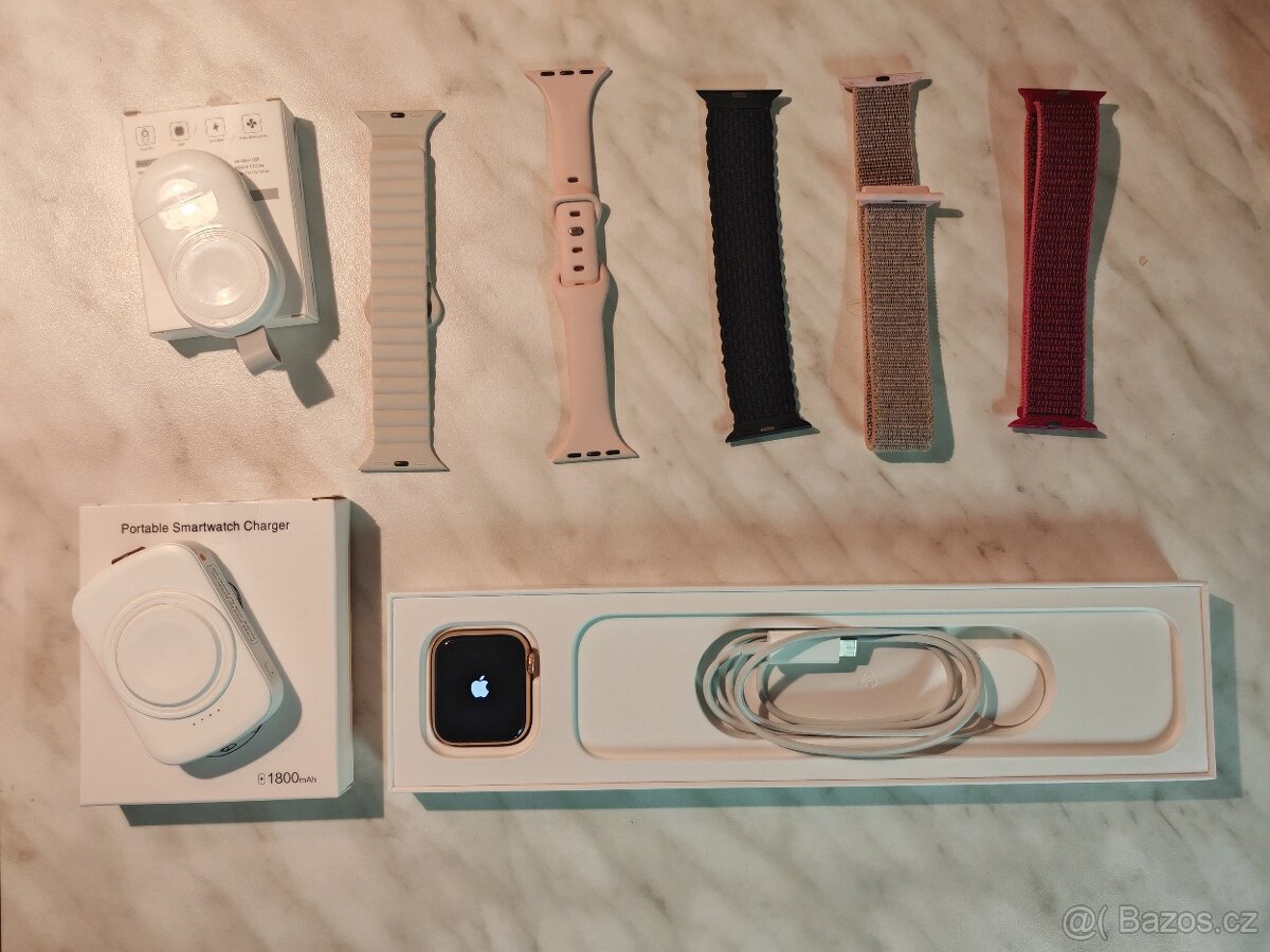 Apple Watch SE 40mm Gold cellular + pasky + powerbanka