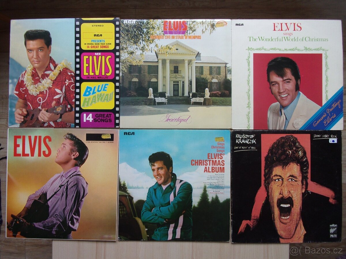GRAMOFONOVÁ DESKA, LP - ELVIS PRESLEY + K. KRAWCZYK