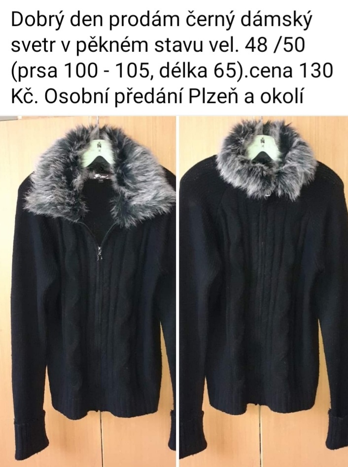 Dámský černý svetr