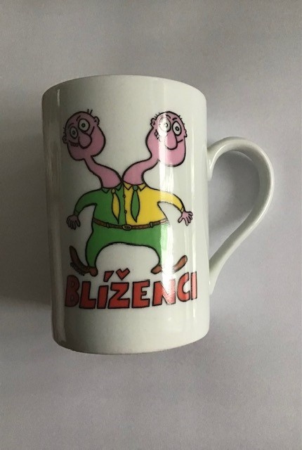 Nový hrnek Blíženci = 25 Kč