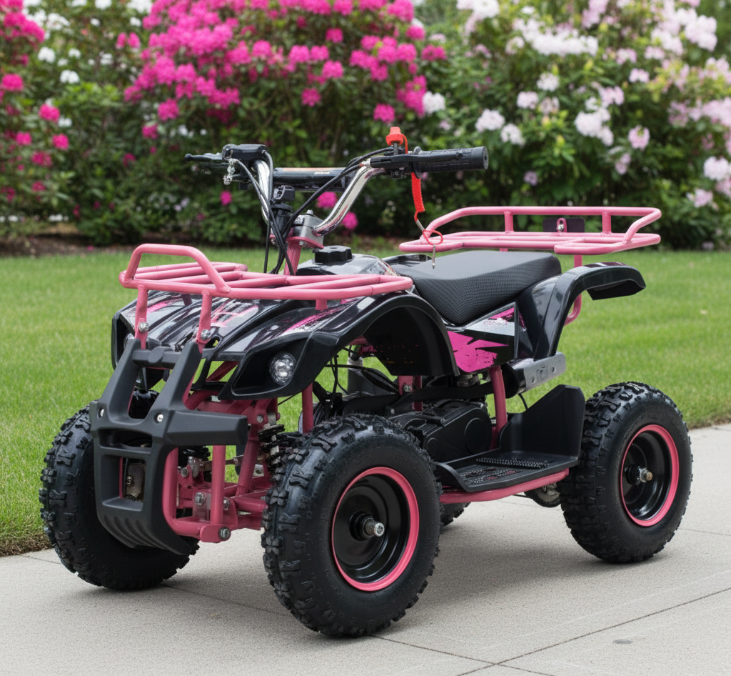 Nová dětská čtyřkolka Torino 49ccm, růžová