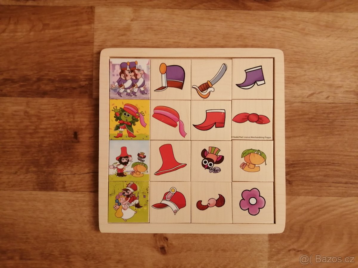 Dřevěná skládačka