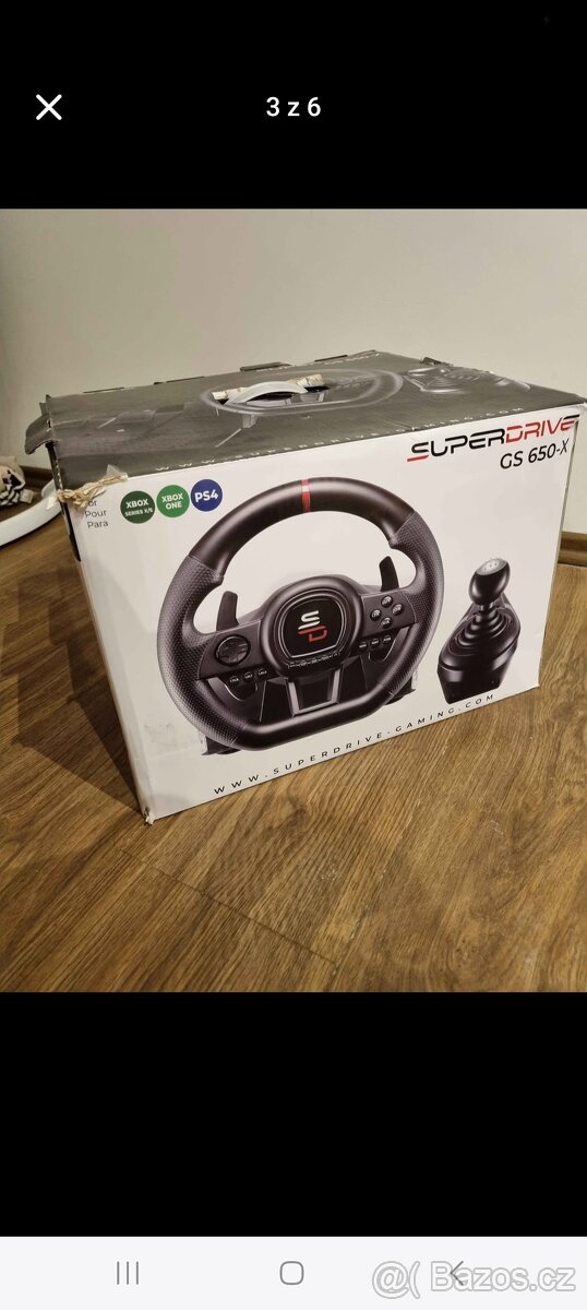 Herní Volant + Pedale + řadící Paka
