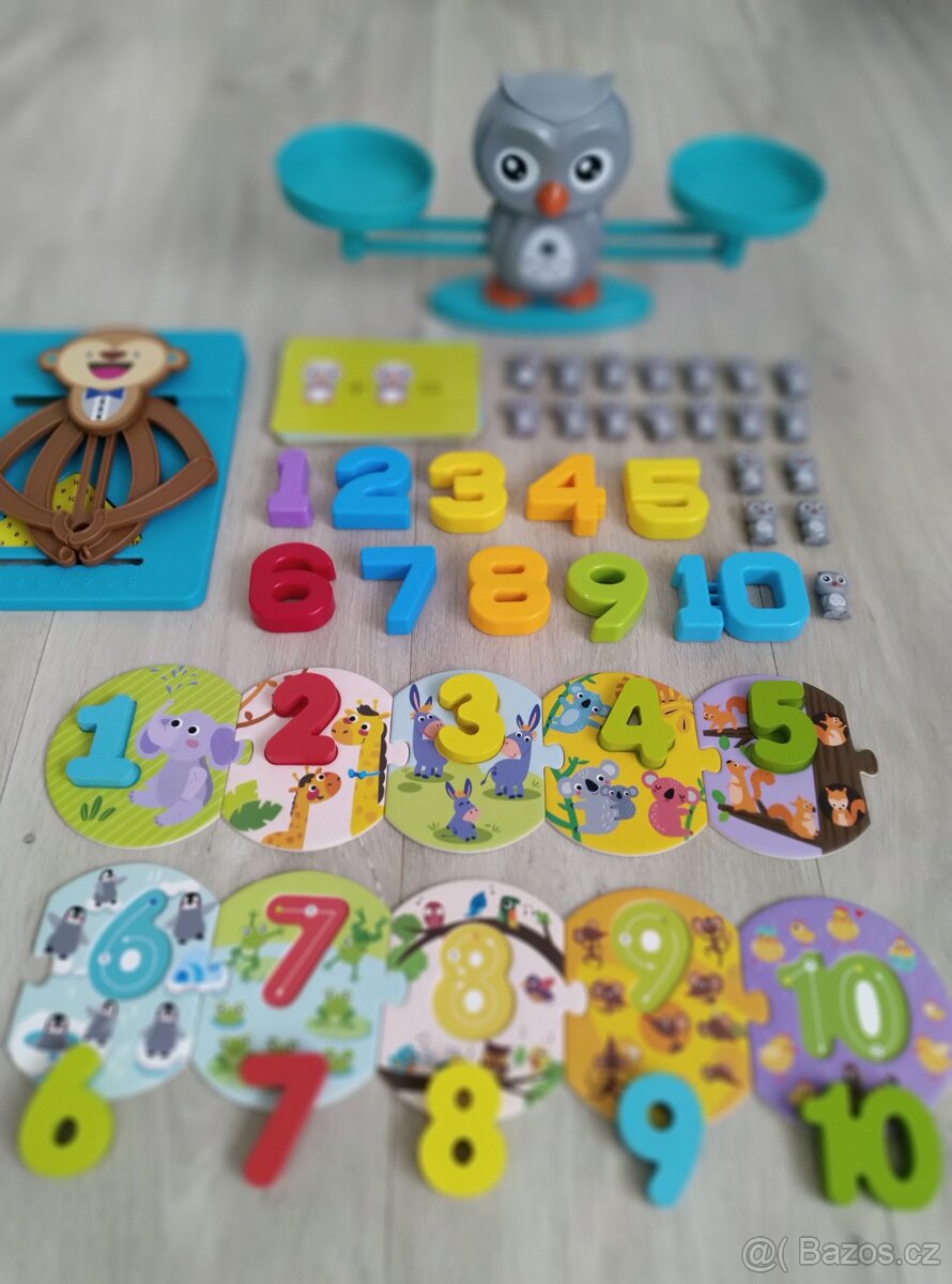 Vzdělávací hračky na počítání