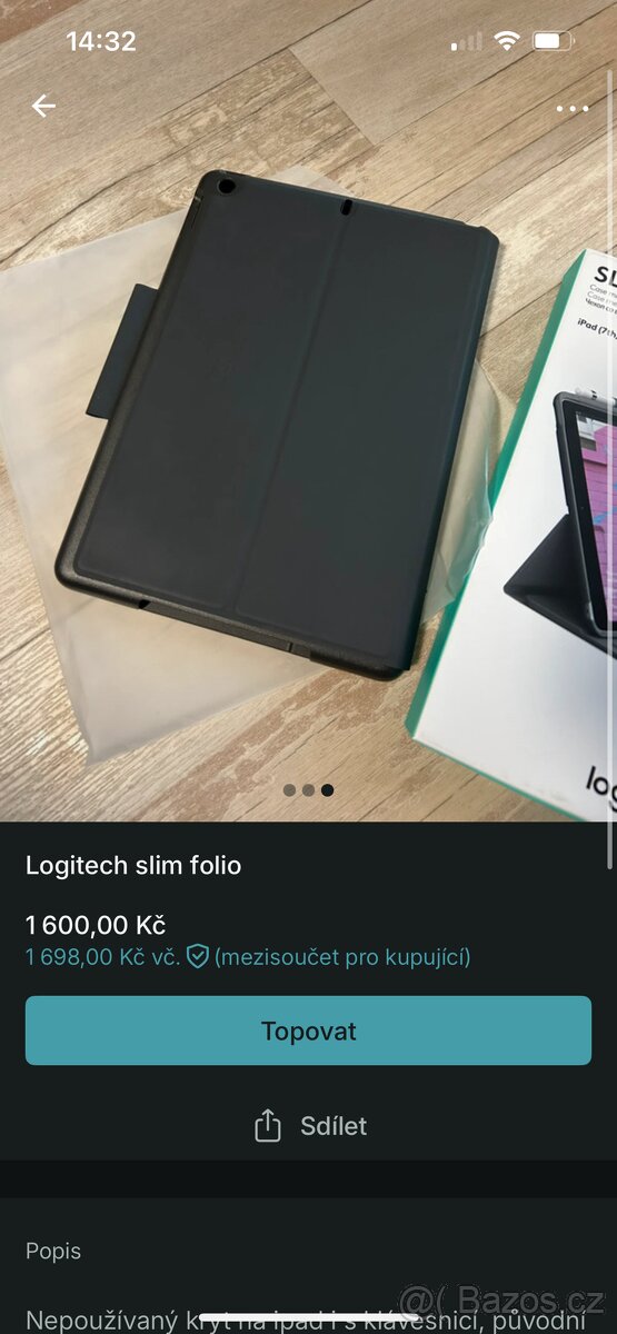 Klávesnice a obal 2v1 Logitech