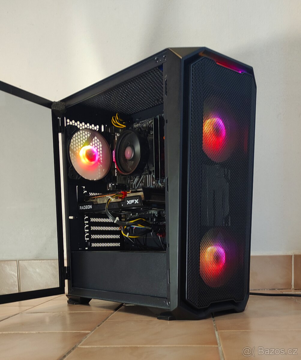 Herní počítač s RX 6600 8GB, Ryzen 5