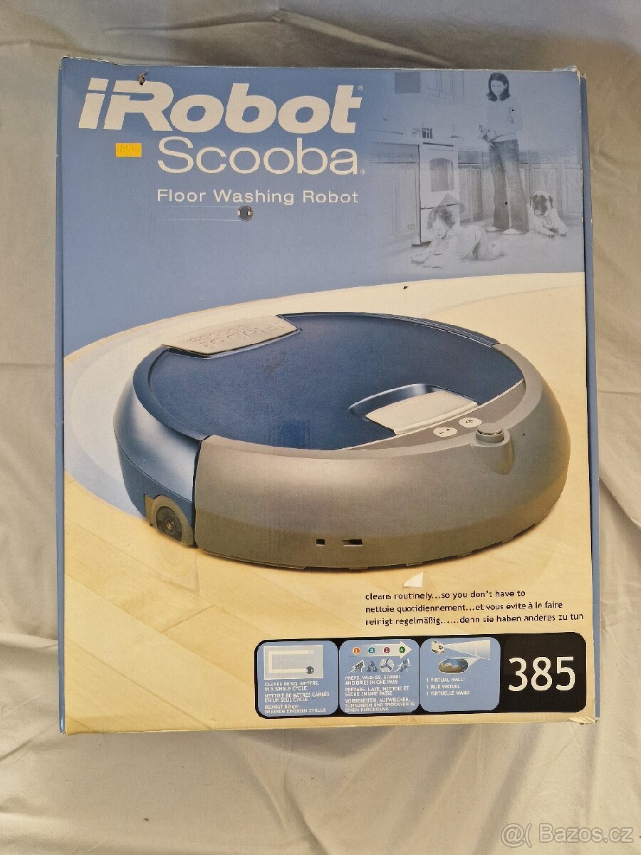 IROBOT SCOOBA 385 nový, pouze rozbaleno, robot