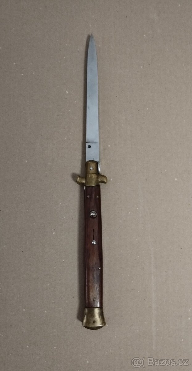 Starý velký vyhlazovací nůž 33.5 cm délka.