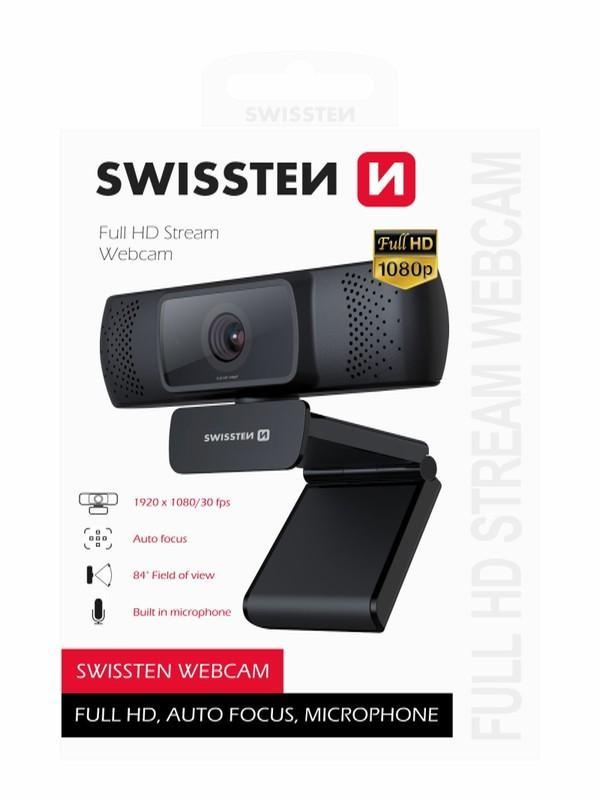 Swissten webkamera FHD 1080P