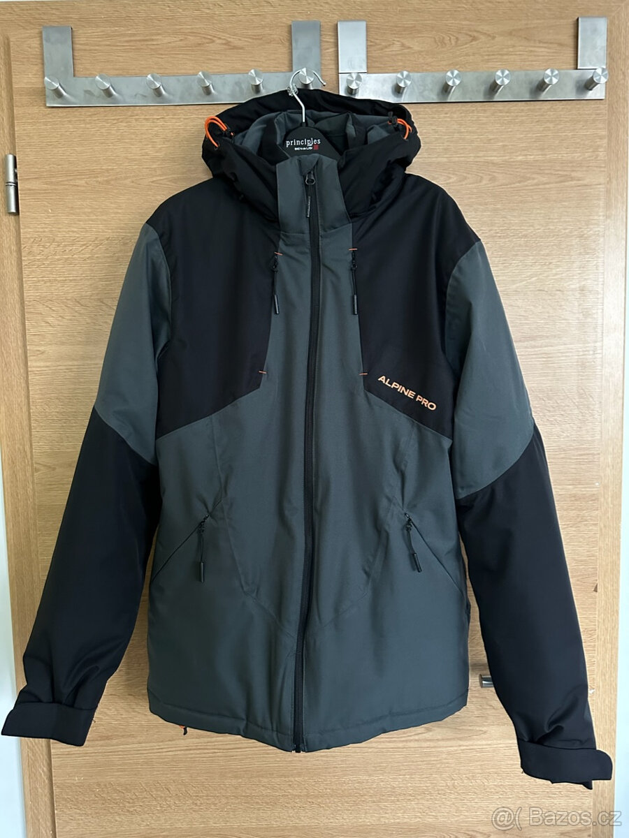 Alpine Pro Zeif Pánská chlapecká lyžařská bunda S vel.