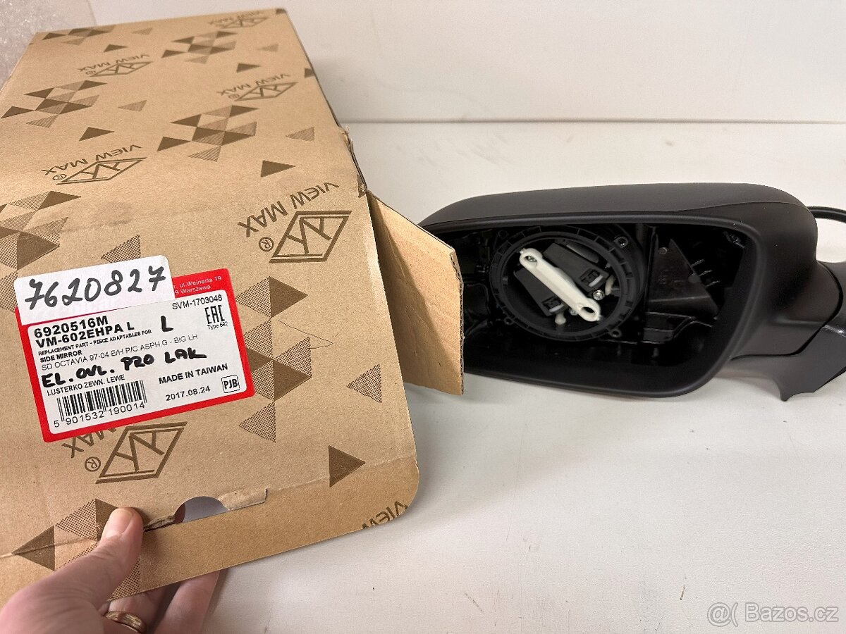 zrcátko octavia I, elektrické levé