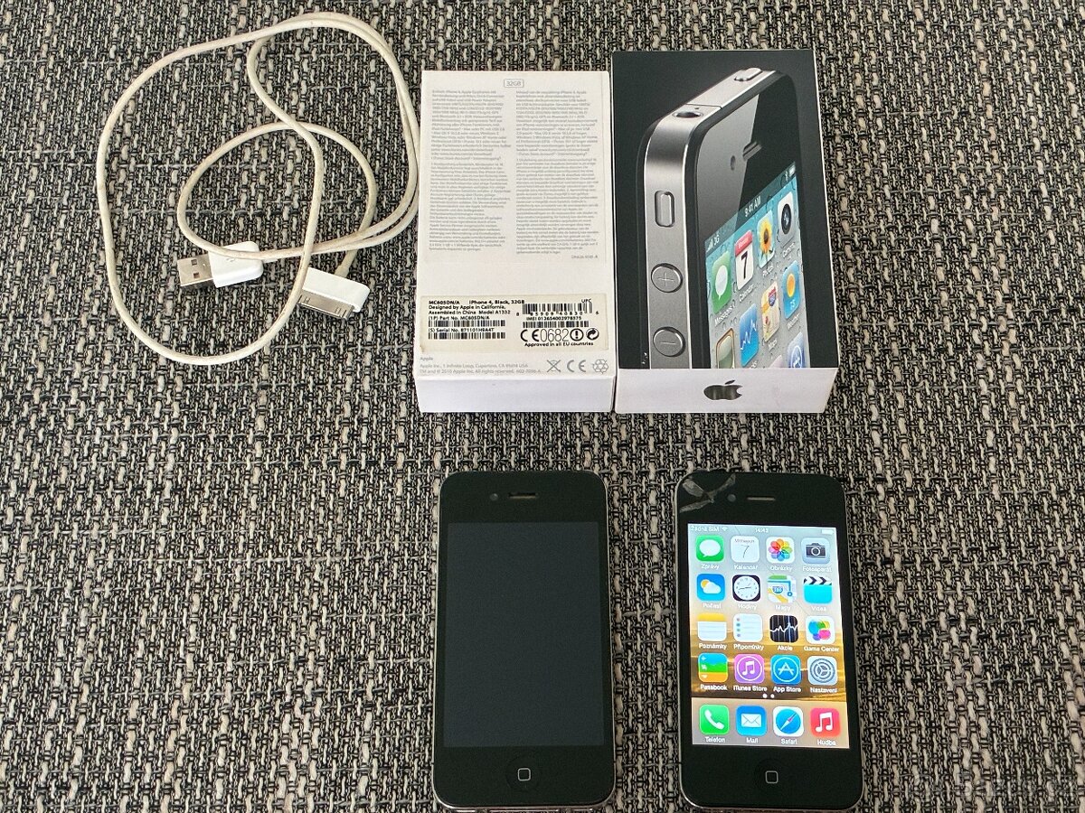 Apple iPhone 4 32GB černý + druhý na ND