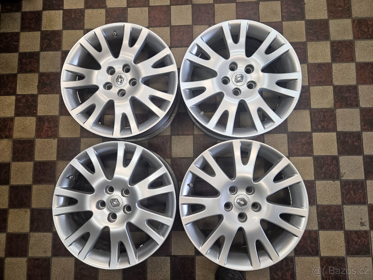 alu kola 17 Renault 5x108 7x17 et50 senzory tlaku 60,1