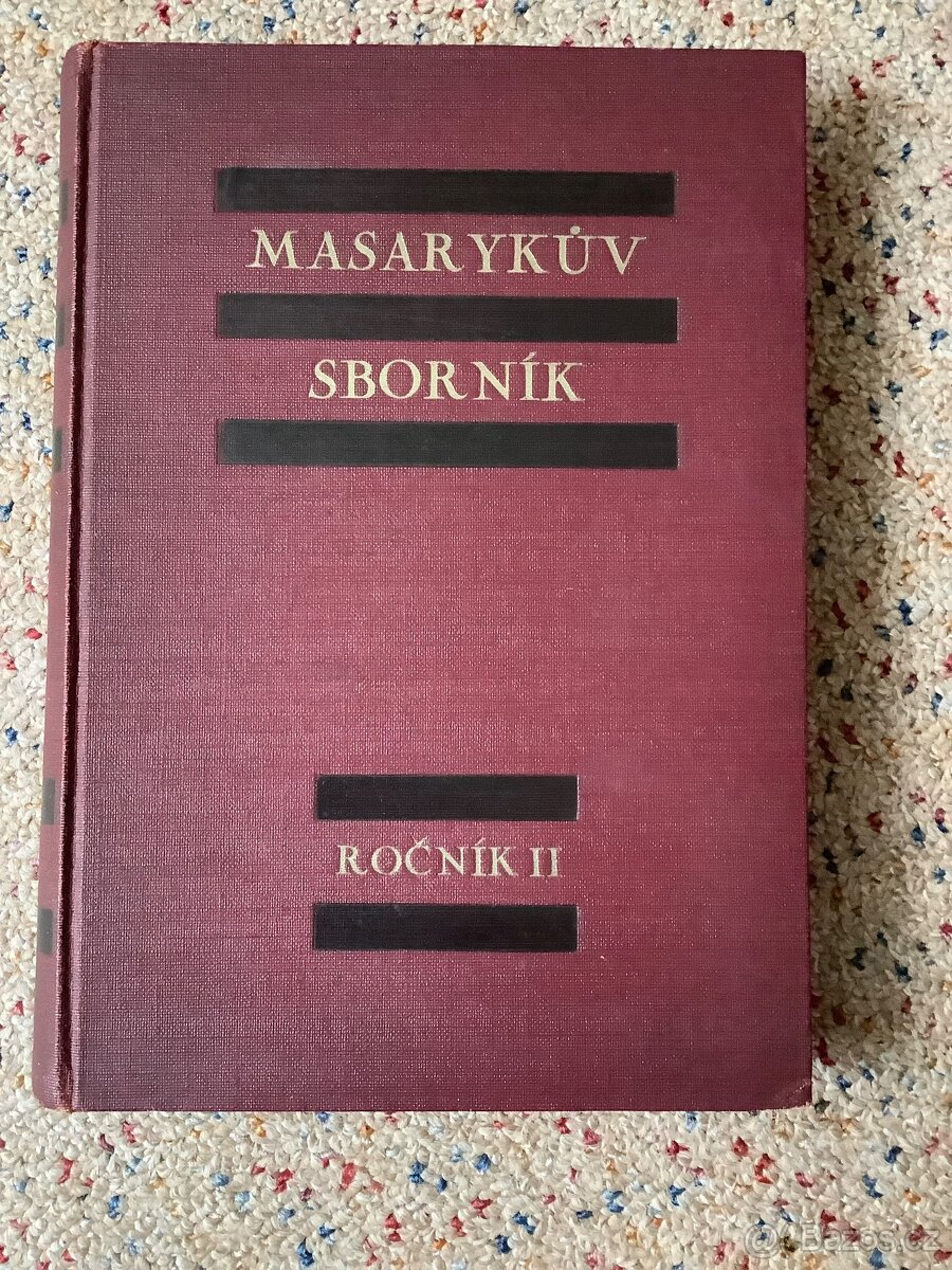 Prodam Masarykuv sbornik, rocnik ll