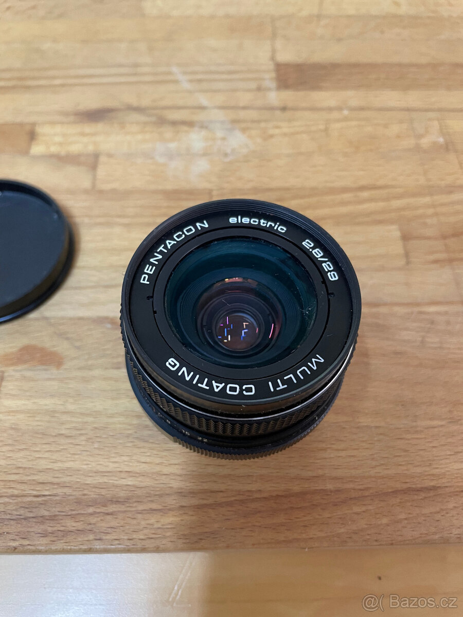 Pentacon Electric 29mm F2.8 MC Mf širokoúhlá primární čočka