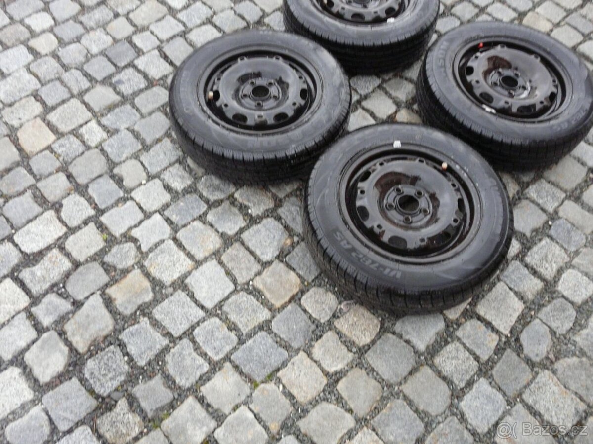 ZIMNÍ PNEU + DISKY 165/70R14 VW ŠKODA SEAT