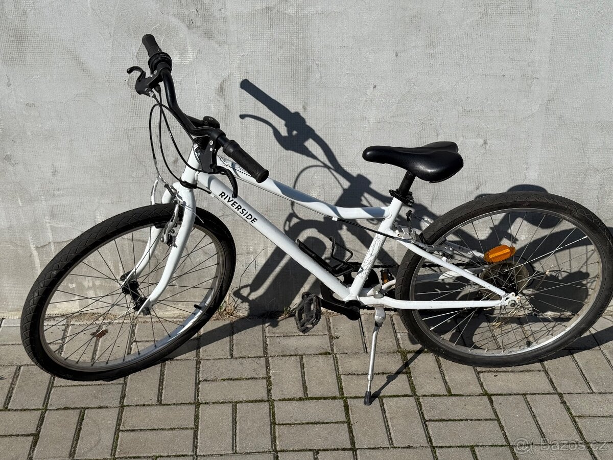Dětské 24" trekové kolo btwin riverside 100 9–12 let