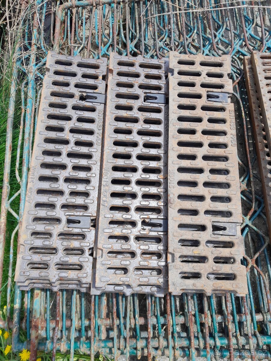 Litinový rošt, můstkový rošt 500 x 150 mm