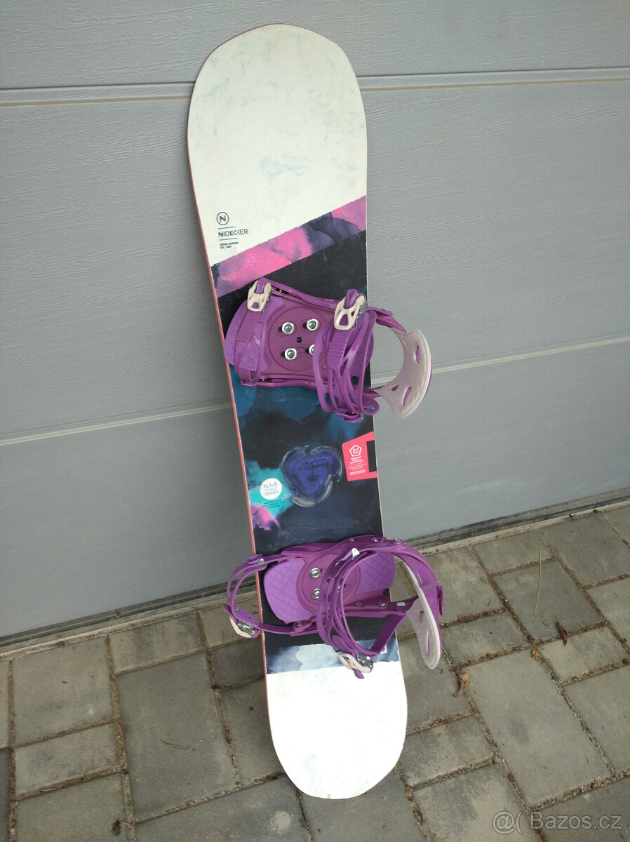 Nidecker Micron Flake 130cm. + vázání Gravity G2