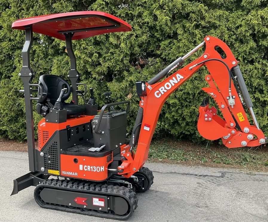 Minibagr 13OH, bagr 1300 kg