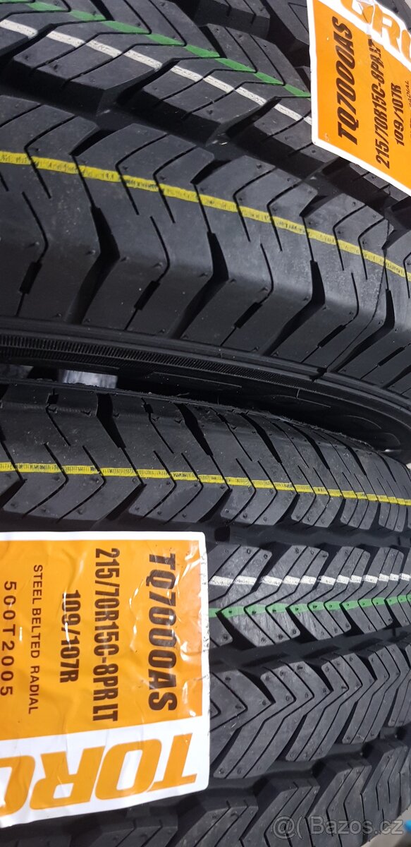 Nové celoroční pneu 215/70/15 C záruka DPH 215 70 R15C
